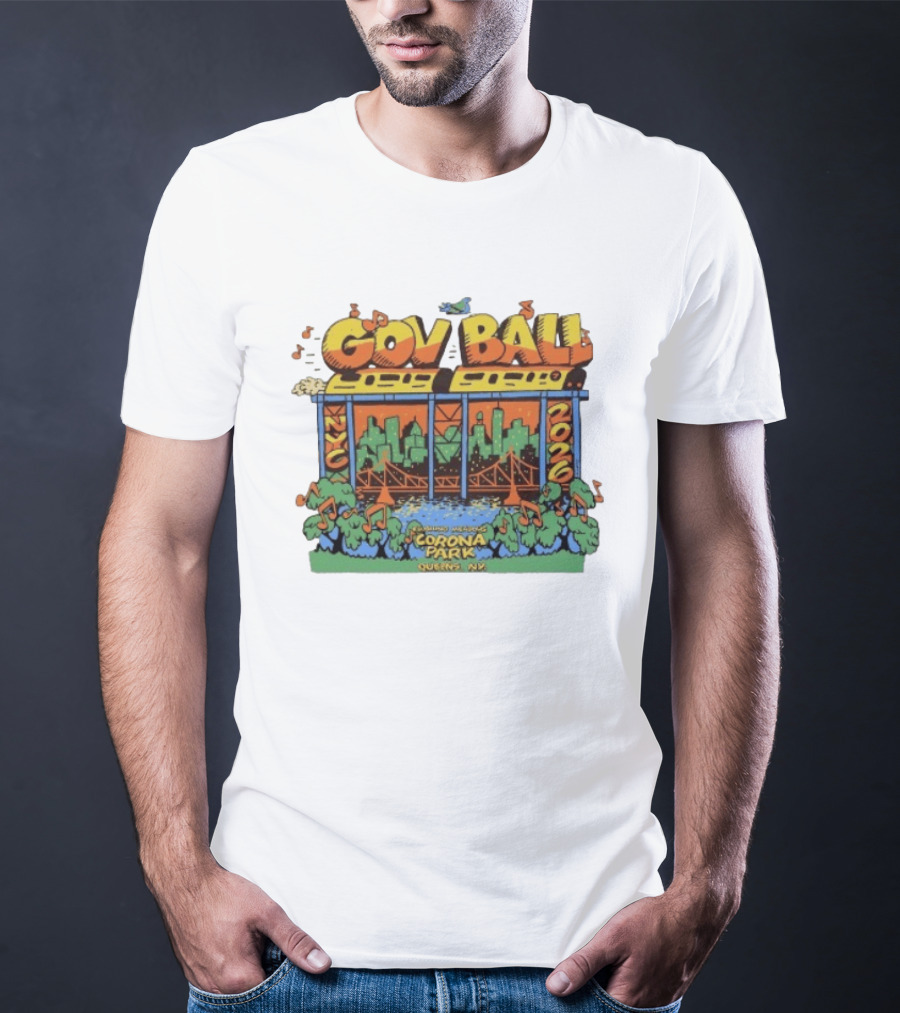 Gov Ball 2020 Flushing Meadows Corona Park Queens NY T-Shirt