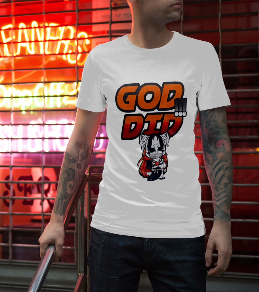 Ichigo Kurosaki God Did Bleach Anime Chibi T-Shirt