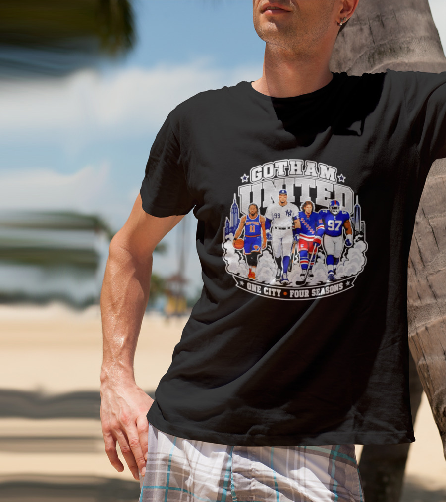 Gotham United New York One City Four Seasons T-Shirt