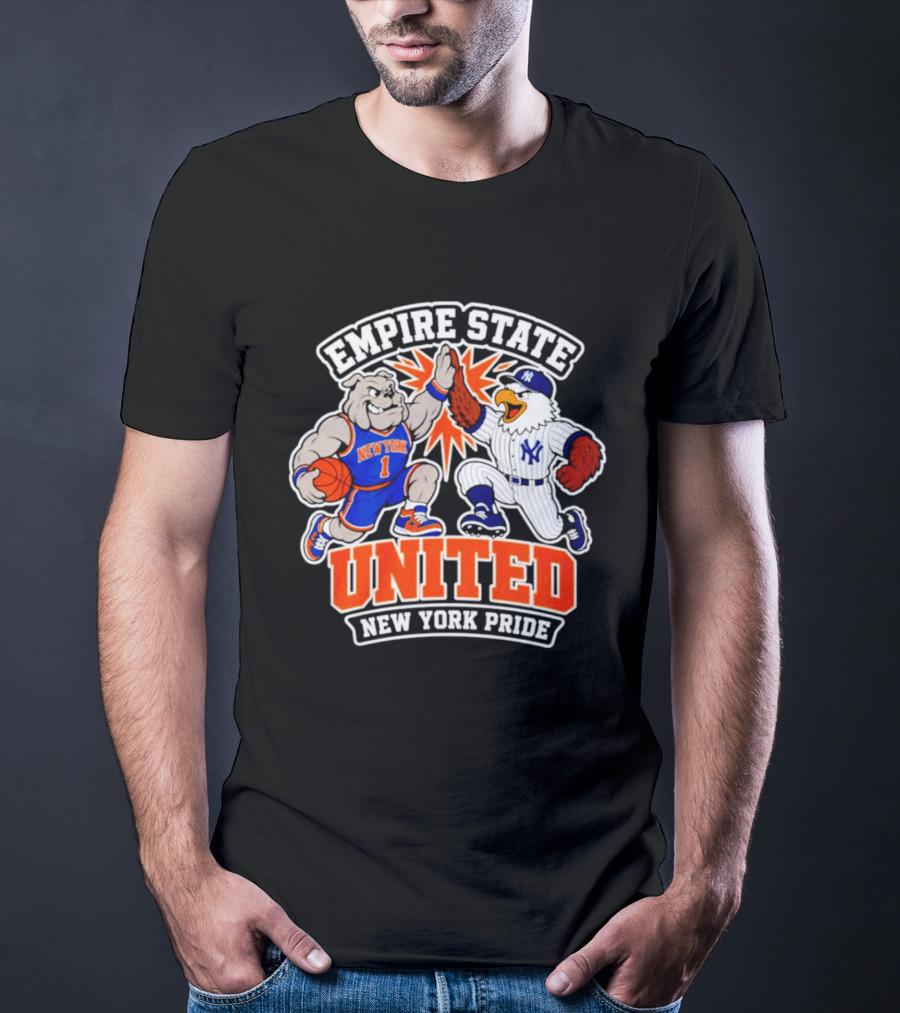 Empire State United New York Knicks Yankees Pride T-Shirt