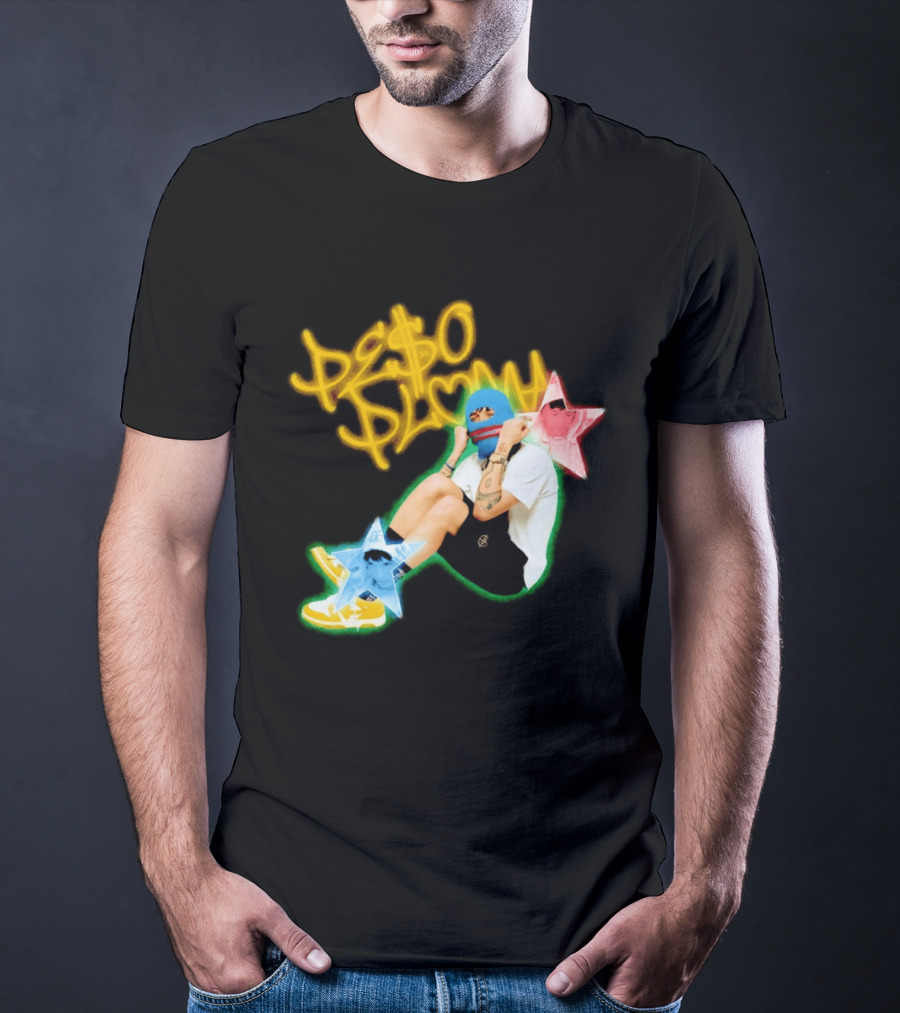 Peso Pluma Zero Love Balaclava Stars P Hundred T-Shirt