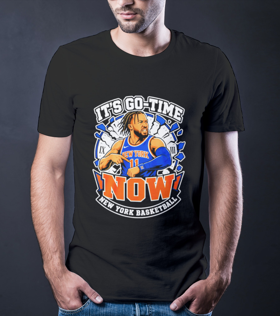 New York Basketball Jalen Brunson It's Go Time Now T-Shirt