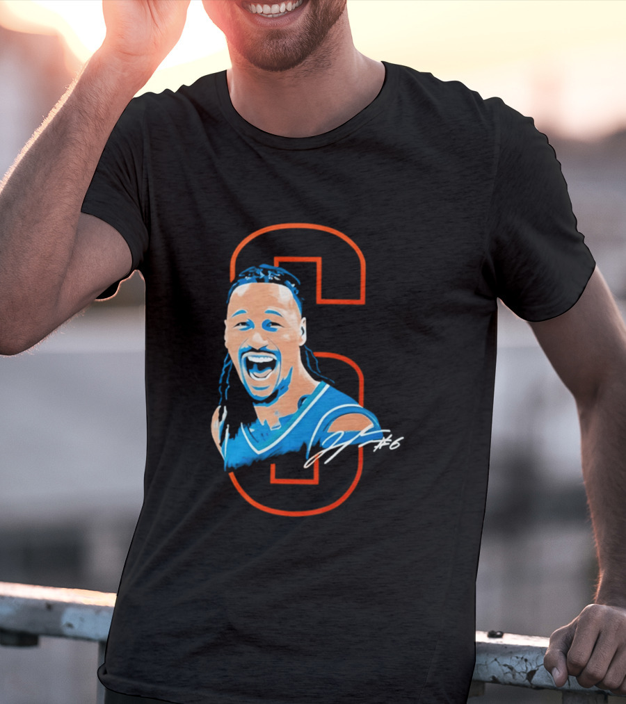 Jaylin Williams OKC Thunder #6 Cartoon T-Shirt