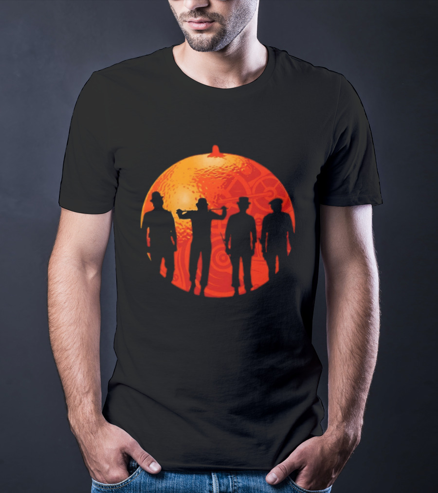 A Work Orange The Droogs Silhouettes Orange Gang T-Shirt