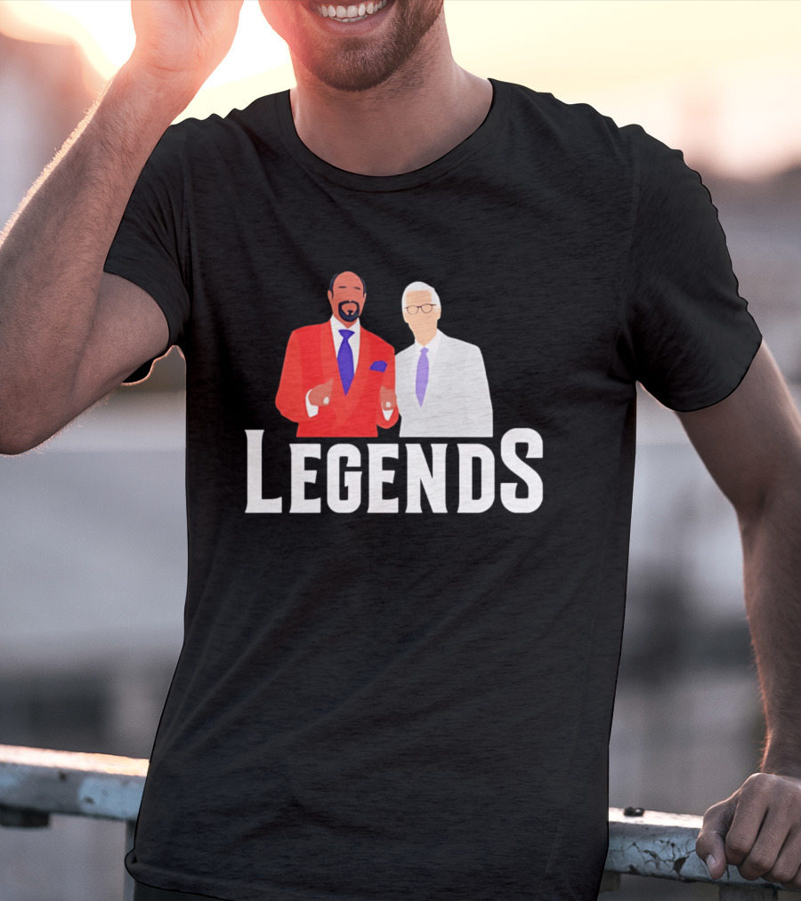 New York Knicks Legends Broadcasters Duo T-Shirt