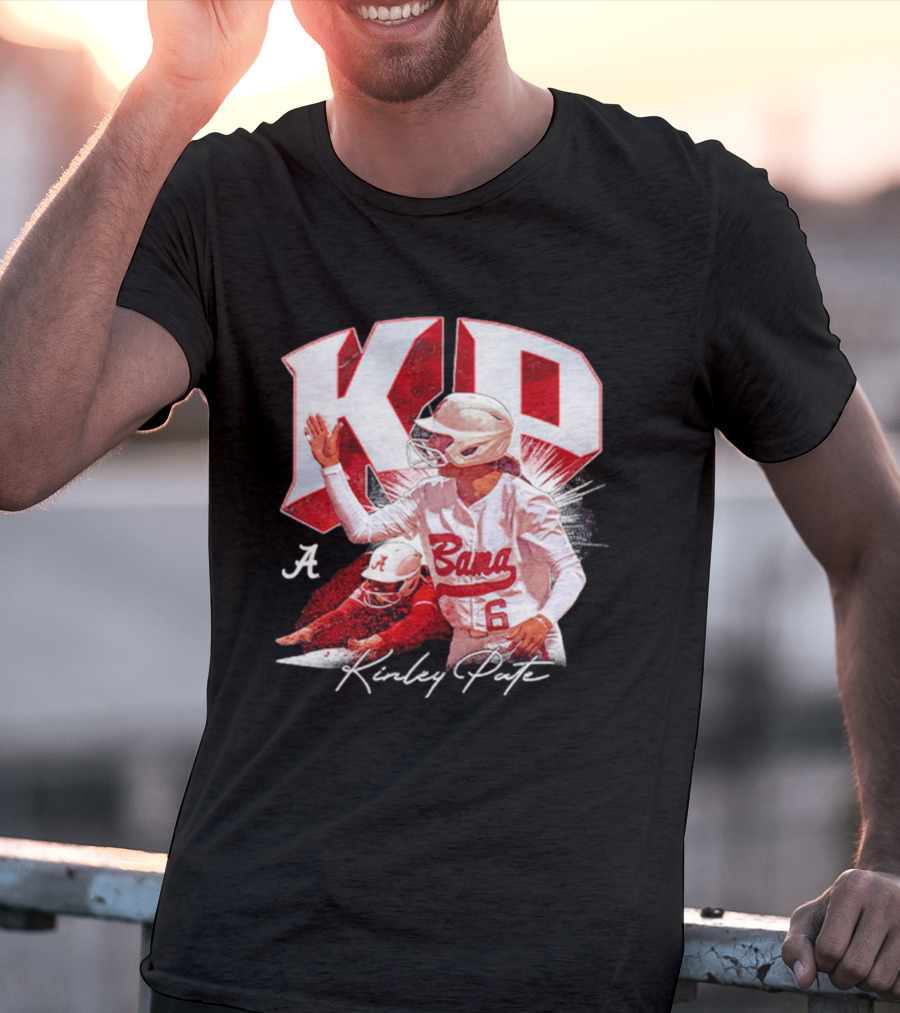 KP Alabama Bama Softball Kinley Pate NCAA Player T-Shirt