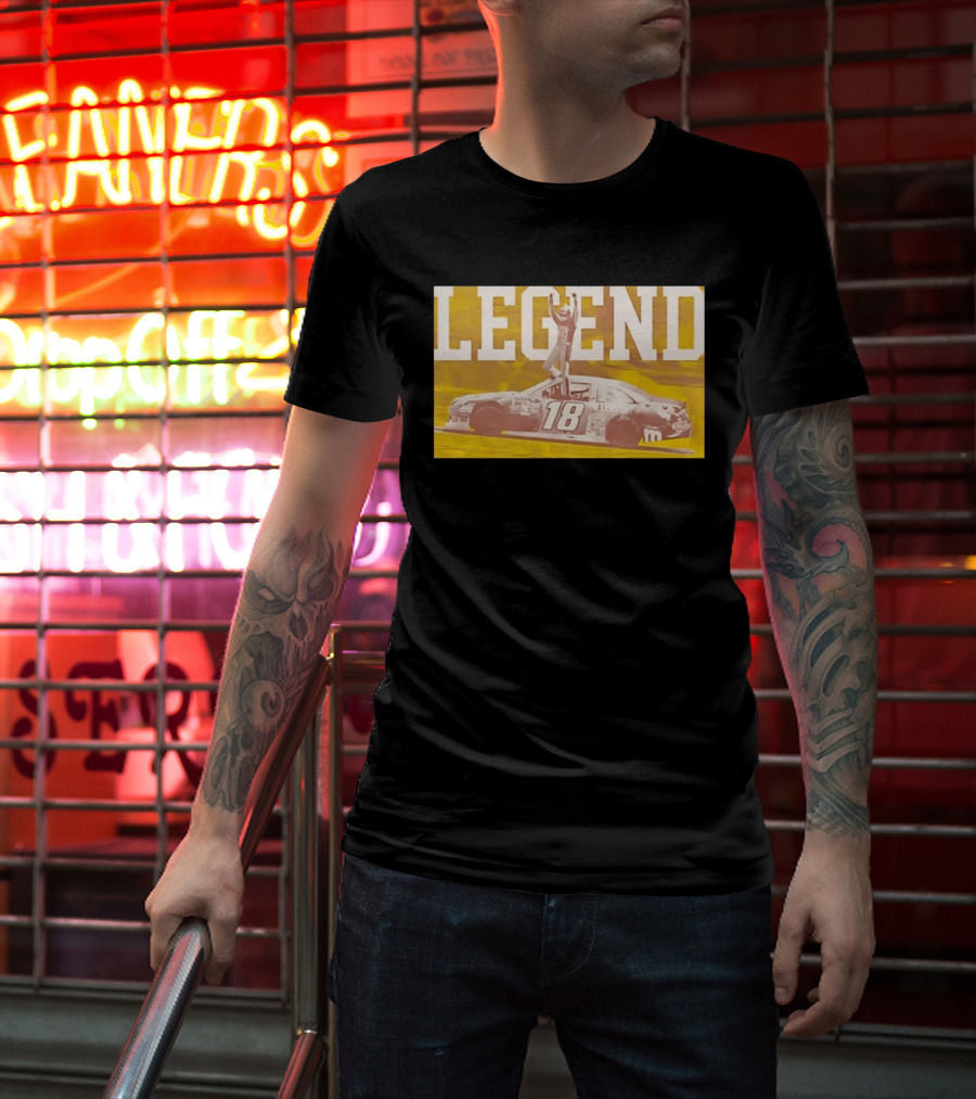 Kyle Busch 18 M&M Legend NASCAR Victory Celebration T-Shirt