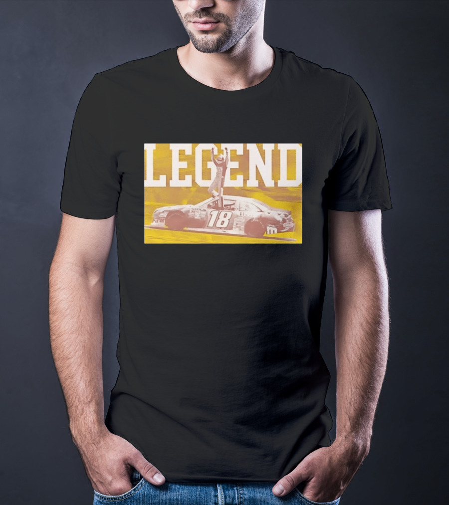 Kyle Busch 18 M&M Legend NASCAR Victory Celebration T-Shirt