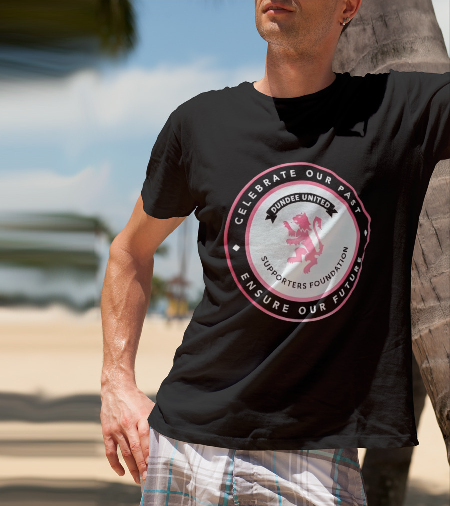 Dundee United Celebrate Our Past Ensure Our Future Supporters Foundation Lion Crest T-Shirt