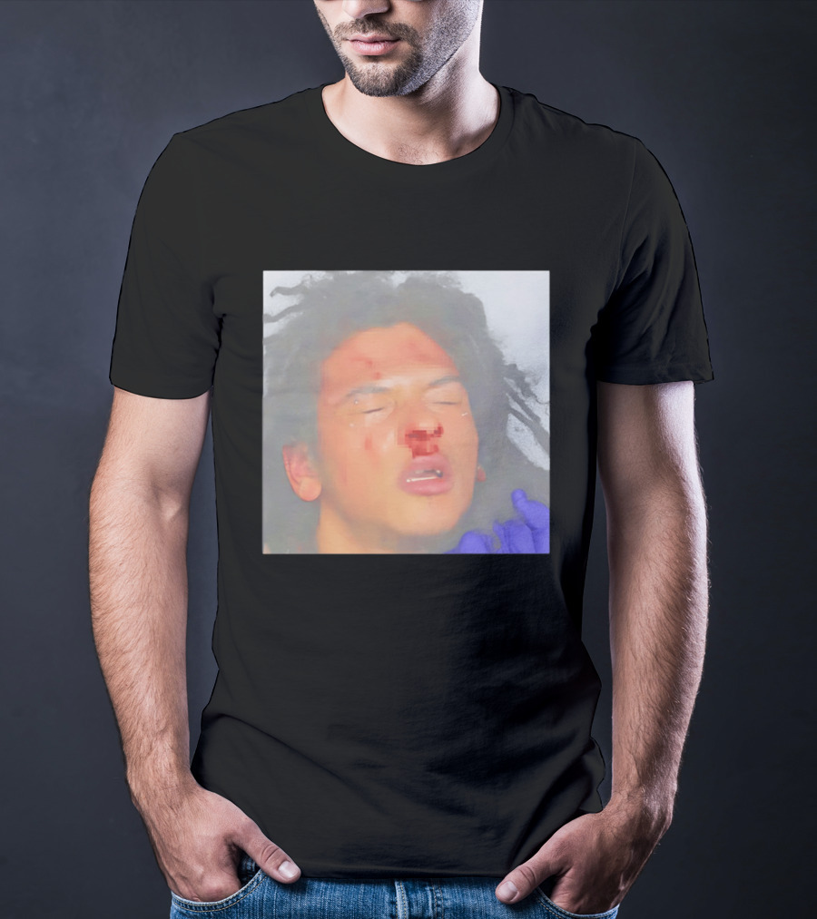 John Doe Unknown Player Generic Team Bloody Face T-Shirt