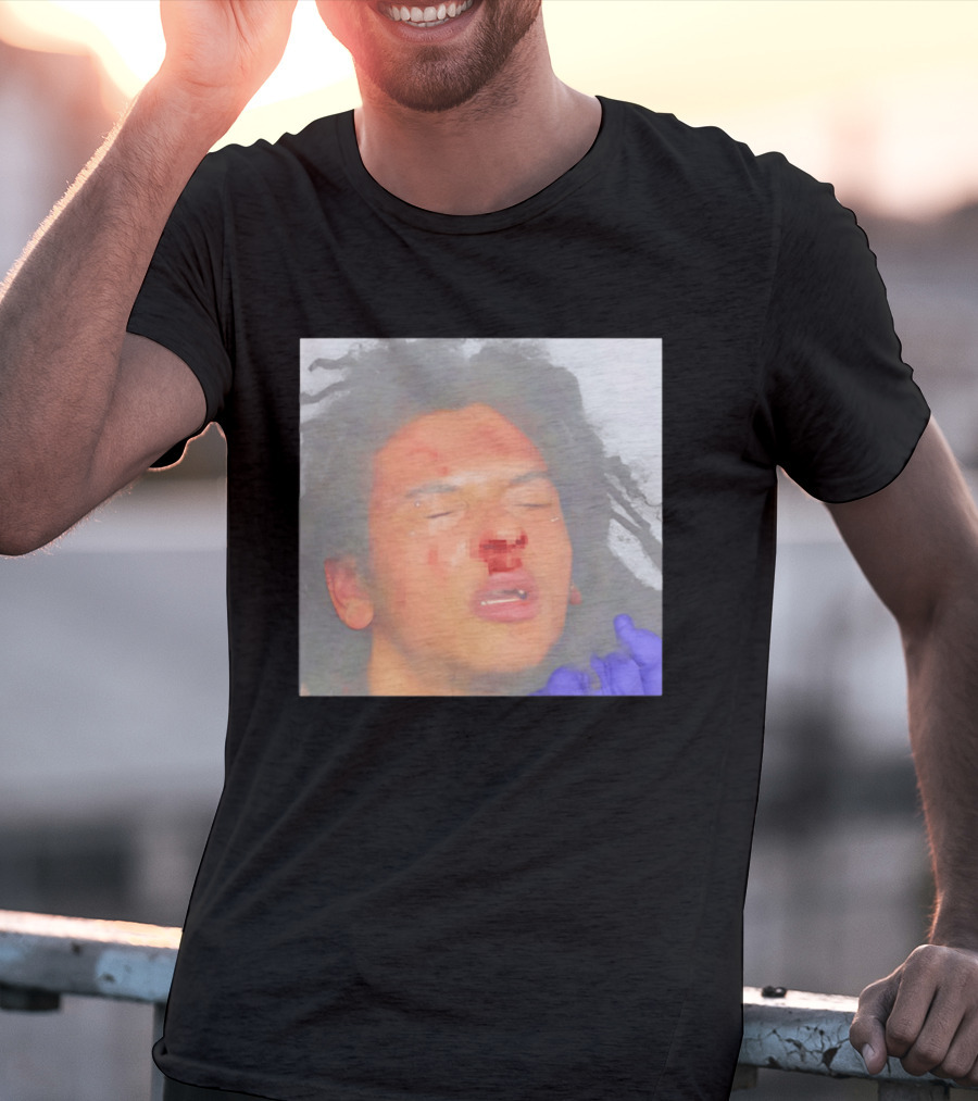 John Doe Unknown Player Generic Team Bloody Face T-Shirt