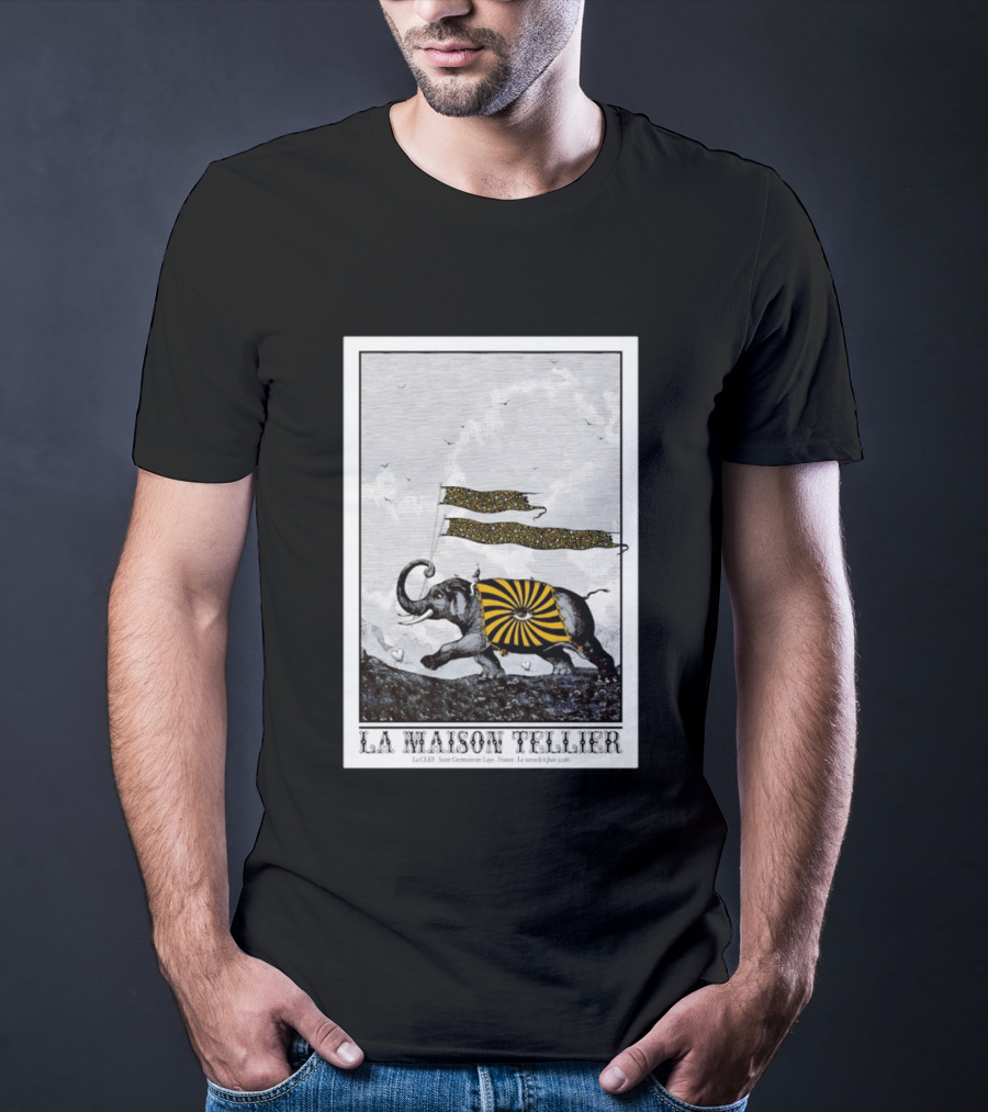 La Maison Tellier La CLEF Saint Germain En Laye Le Samedi 6 Juin 2026 Elephant T-Shirt