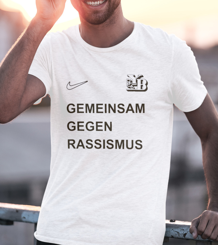 BSC Young Boys Gemeinsam Gegen Rassismus Team Nike Swoosh T-Shirt