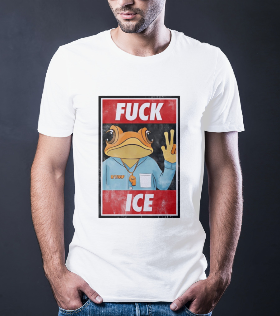 Fuck ICE DTMF Frog Whistle New York Knicks Player Basketball Sports T-Shirt