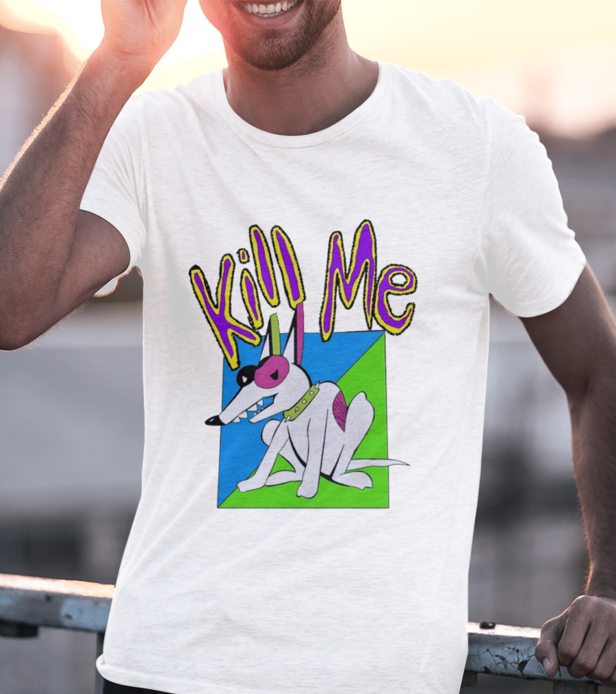 Kill Me Spuds MacKenzie Dog 1980s Pop Culture T-Shirt