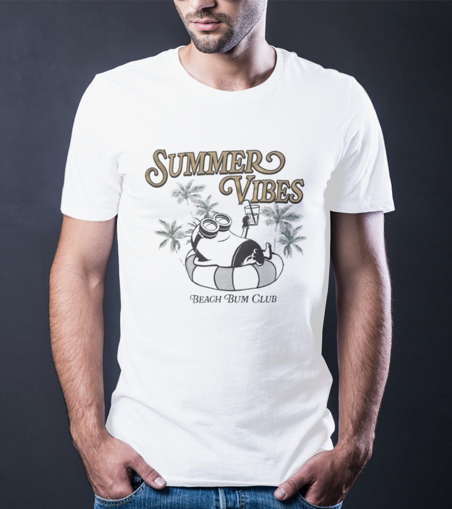 Summer Vibes Beach Bum Club Minion Despicable Me T-Shirt