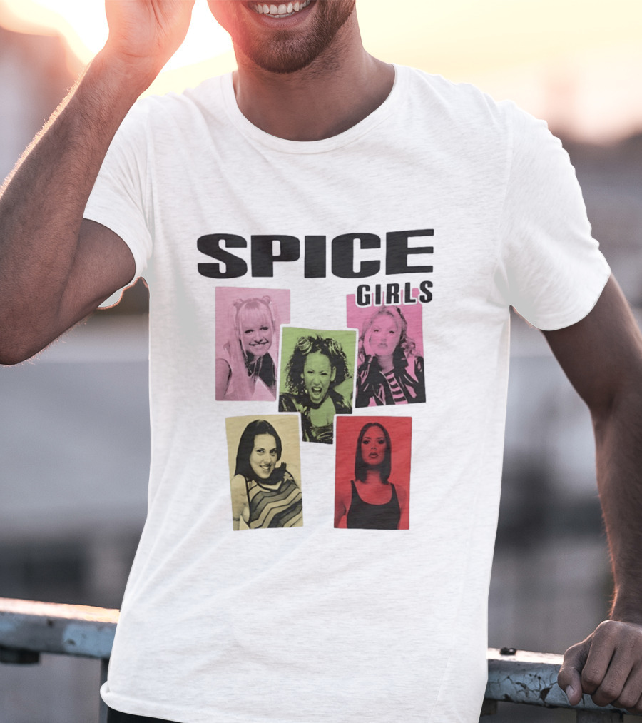 Spice Girls Emma Mel B Geri Mel C Victoria T-Shirt