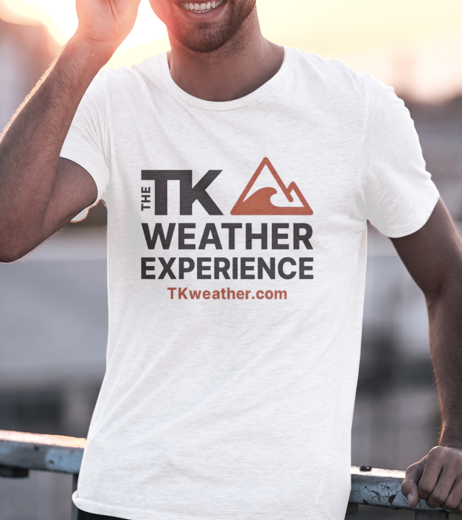 The TK Weather Experience TKweather Com Wave Mountain T-Shirt