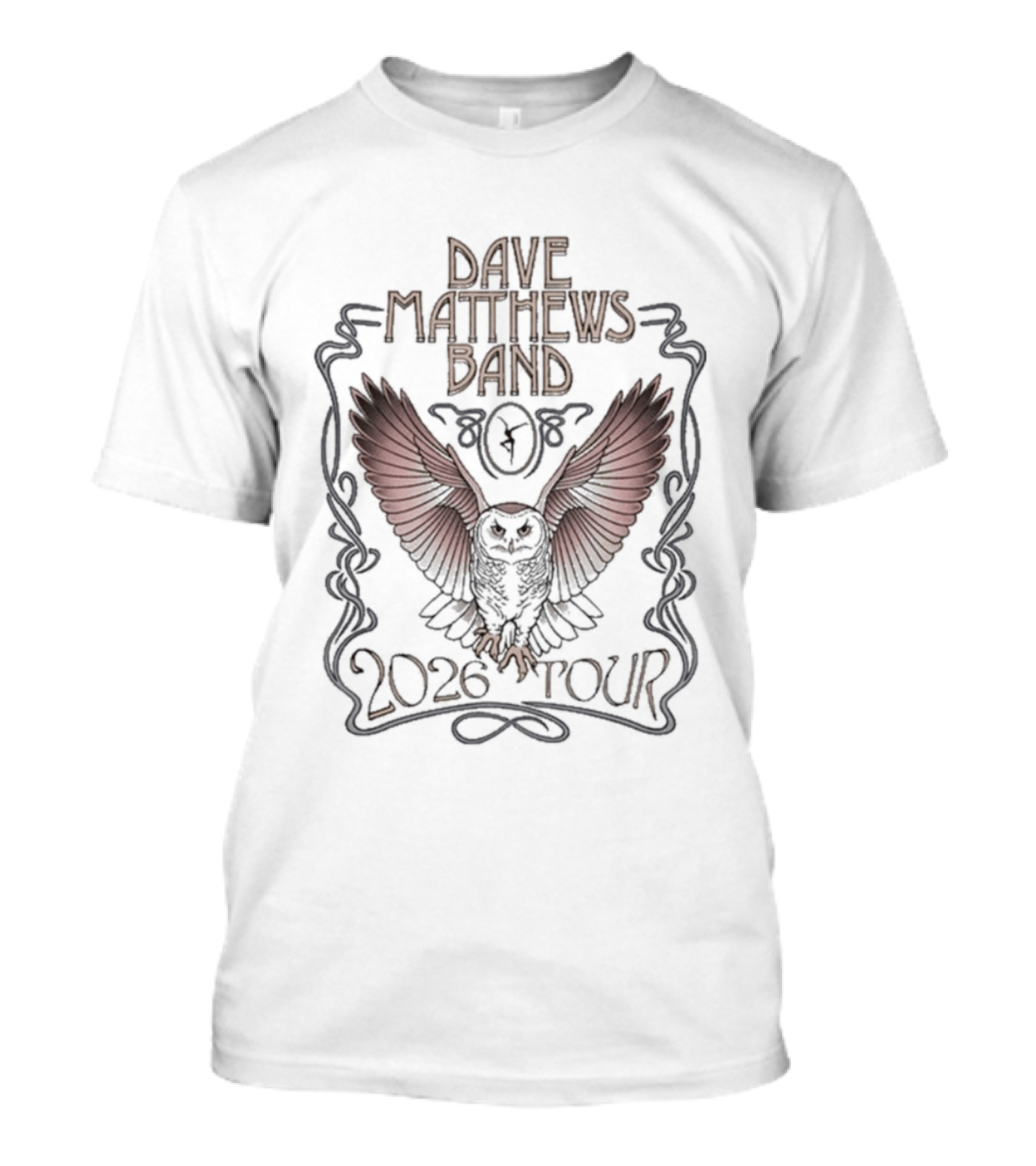 Dave Matthews Band 2026 Tour Owl T-Shirt