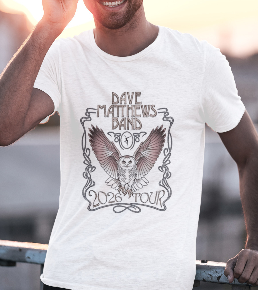 Dave Matthews Band 2026 Tour Owl T-Shirt