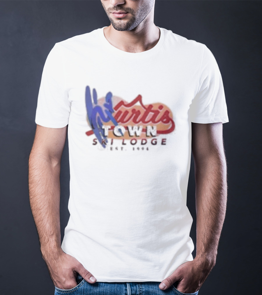 Kurtis Conner Ski Lodge Est 1994 Retro Winter Lodge T-Shirt