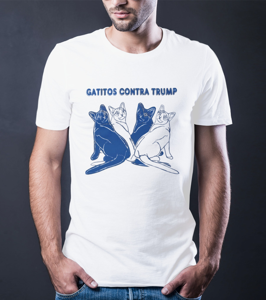 Gatitos Contra Trump Sphynx Cats T-Shirt