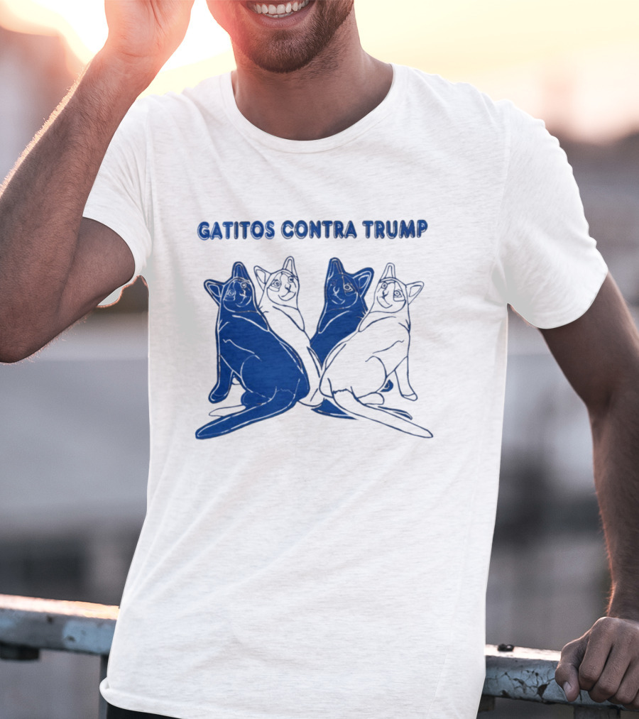 Gatitos Contra Trump Sphynx Cats T-Shirt