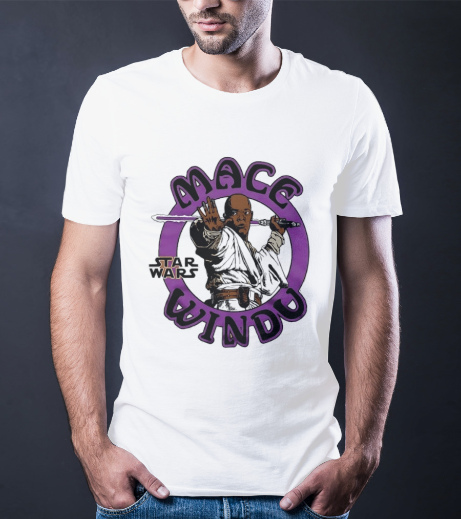 Star Wars Mace Windu Purple Jedi T-Shirt