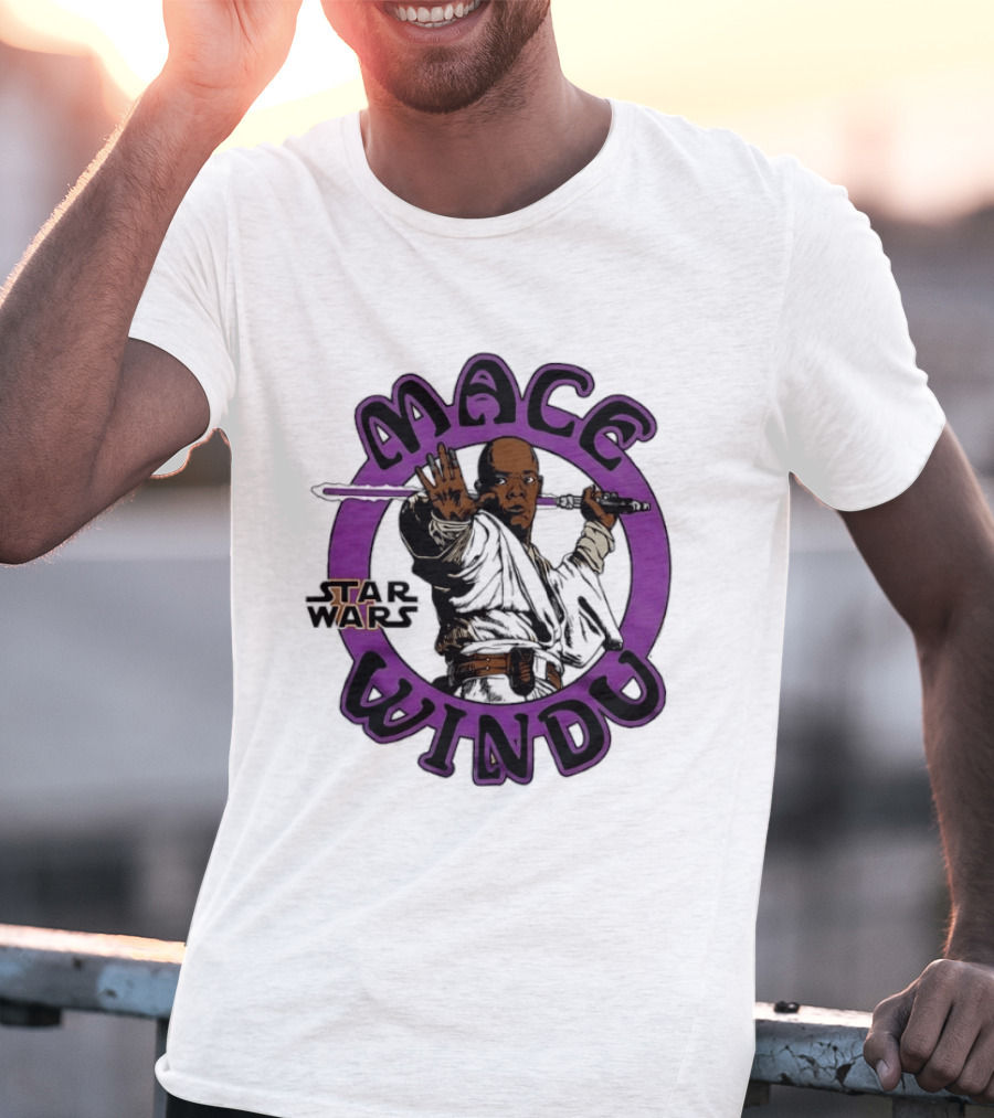 Star Wars Mace Windu Purple Jedi T-Shirt