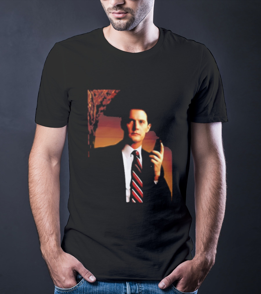 Dale Cooper Twin Peaks Iconic Red Room Aesthetic T-Shirt