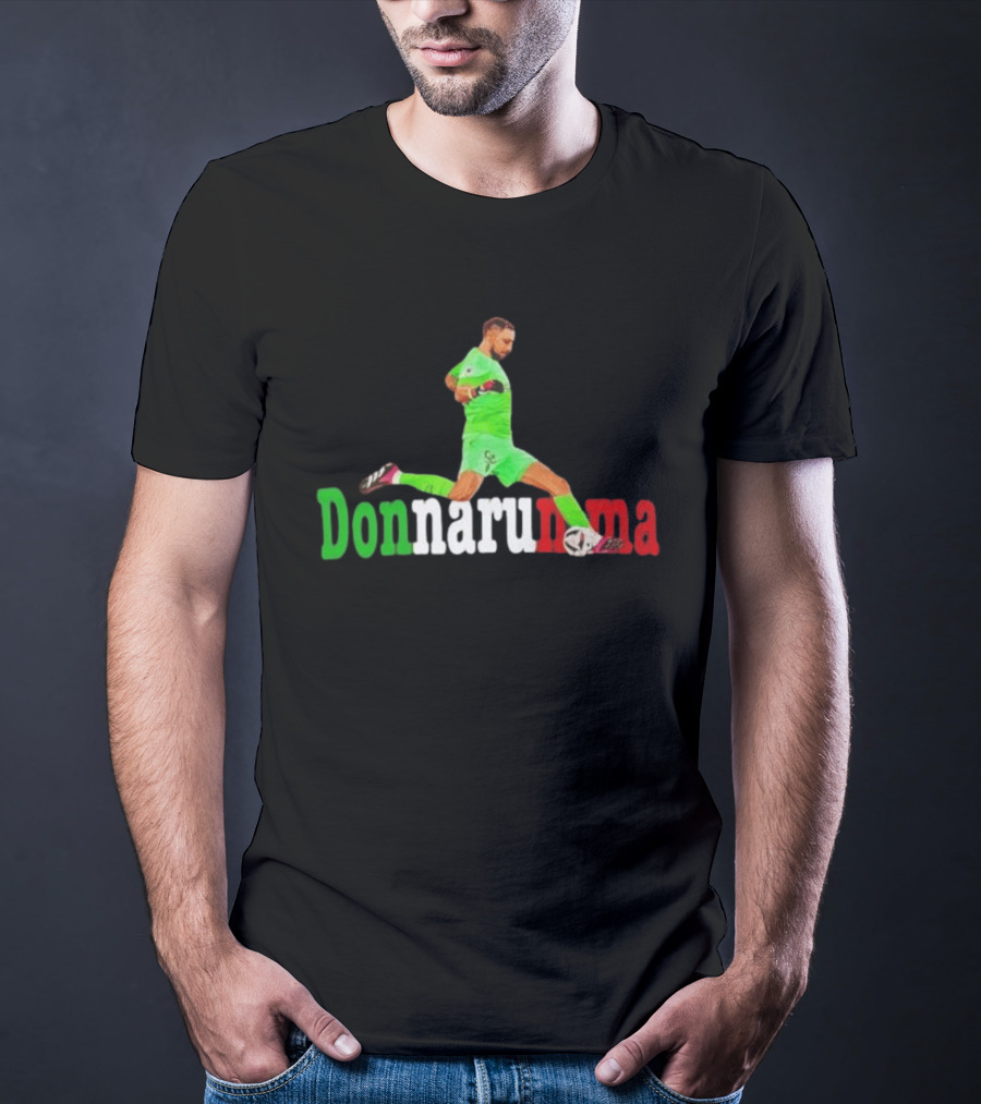 Donnarumma Italian Goalkeeper Action Pose Football Soccer T-Shirt