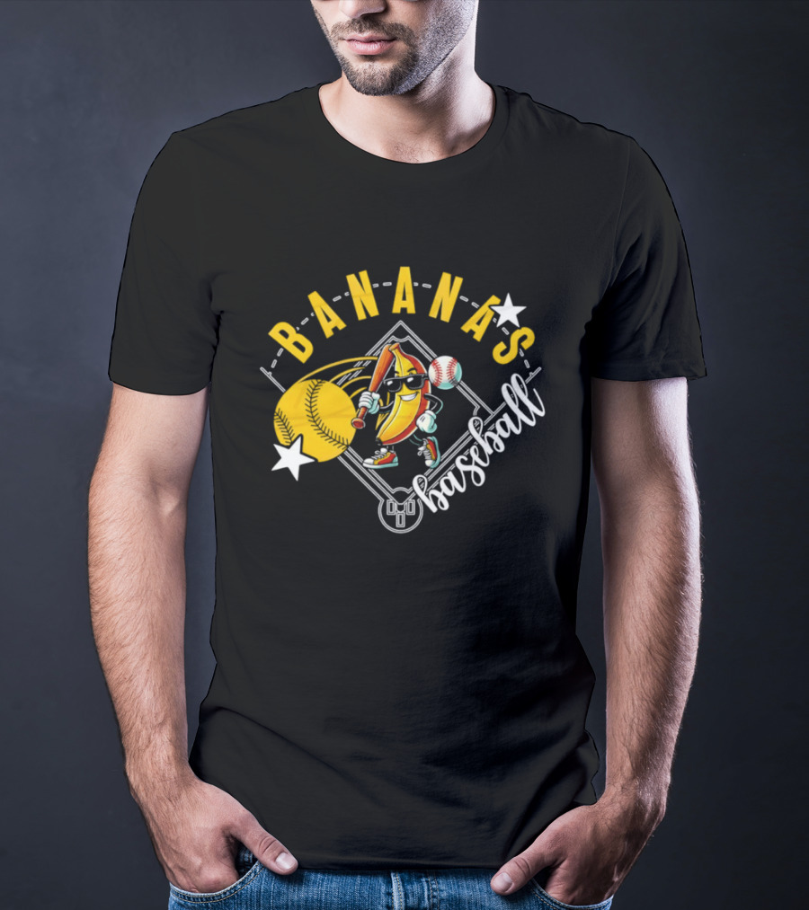 Savannah Bananas Baseball Cartoon 2026 Meme T-Shirt