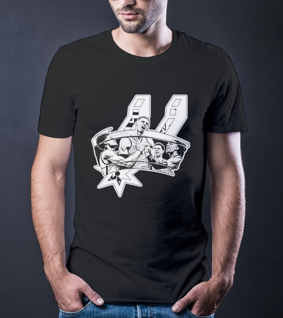 Victor Wembanyama San Antonio Spurs Basketball Players NBA Team Celebration T-Shirt