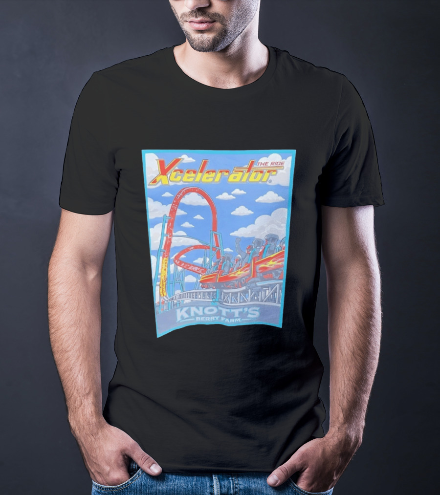 Knott's Berry Farm Xcelerator The Ride Roller Adventure T-Shirt