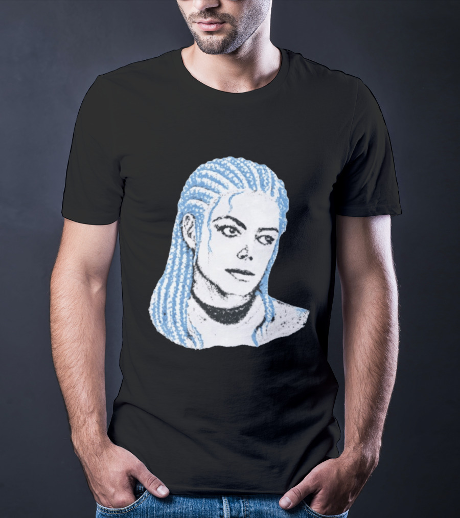 Iceman And MJ Braided Style Fusion T-Shirt