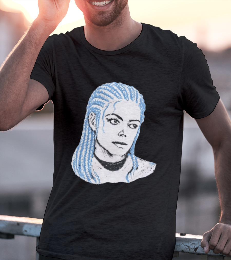 Iceman And MJ Braided Style Fusion T-Shirt