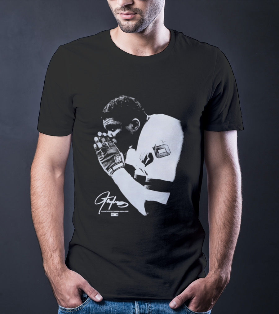 Kith National Football League Lawrence Taylor Praying Hands Signature Edition T-Shirt