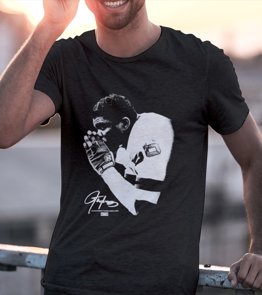 Kith National Football League Lawrence Taylor Praying Hands Signature Edition T-Shirt