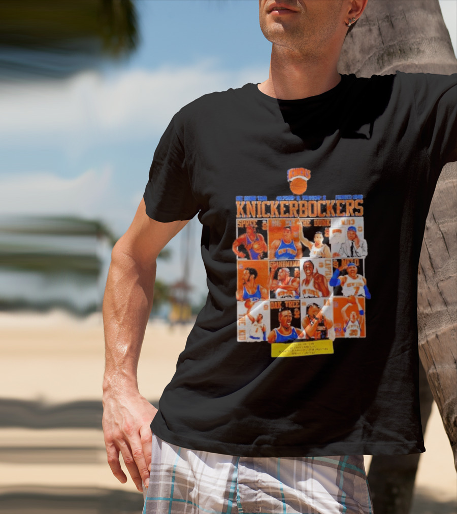 New York Knicks Knickerbockers Basketball Legends Spree Melo Run MSG Series T-Shirt