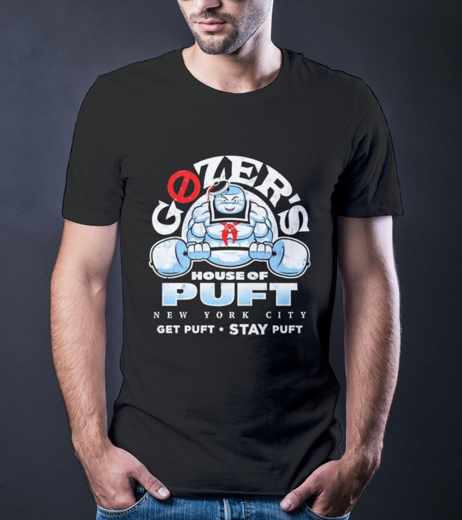 Gozer's House Of Puft New York City Muscular Stay Puft Get Puft Stay Puft T-Shirt