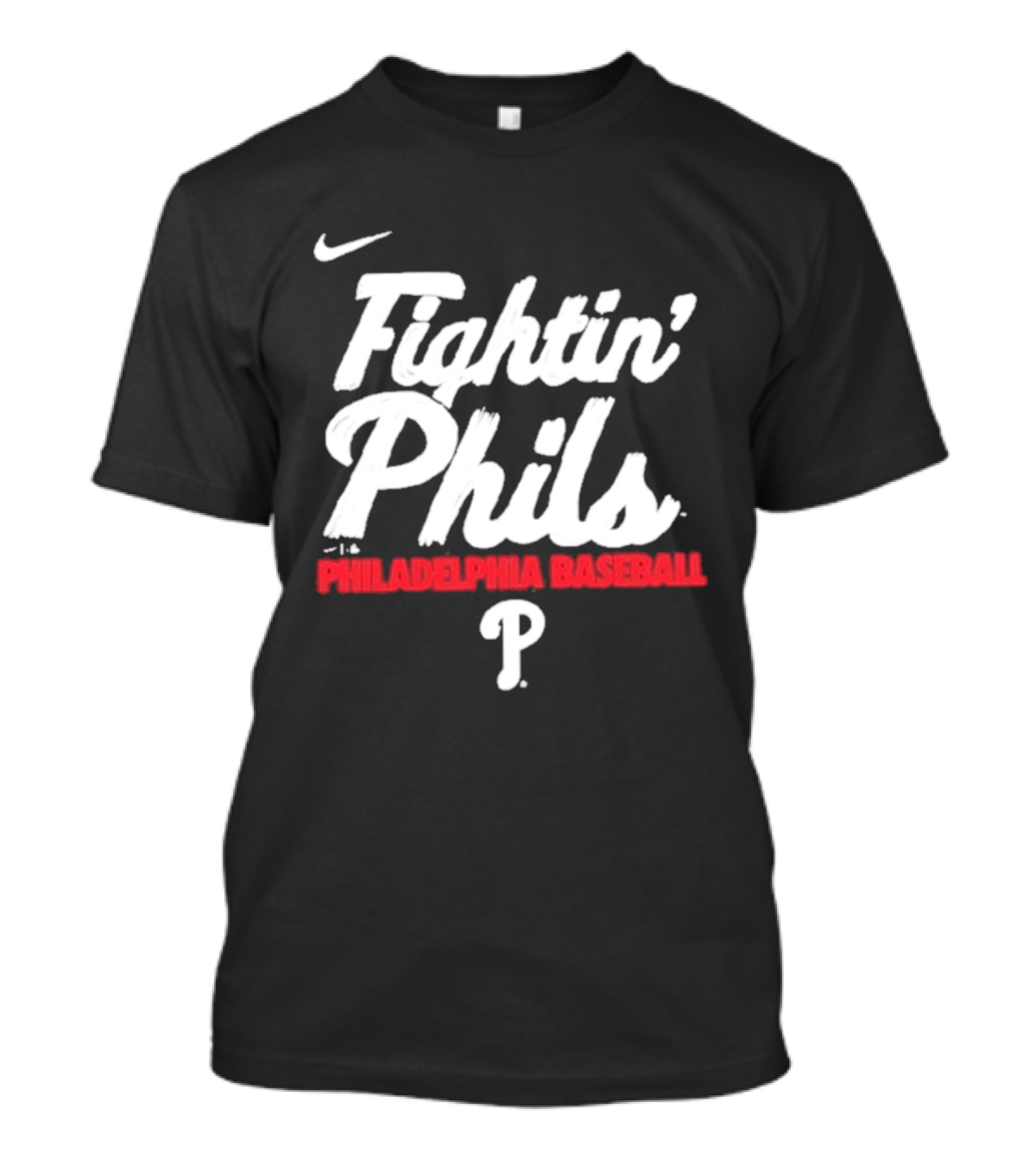 Nike Fightin' Phils Philadelphia Baseball City Connect Handwriting Club T-Shirt
