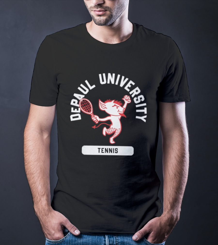 DePaul University Blue Demons Tennis T-Shirt
