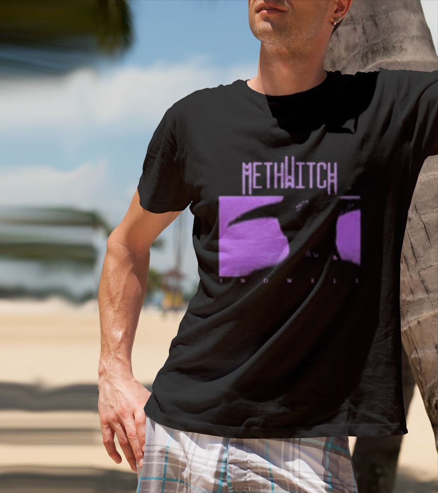 Methwitch Digital Well Records Indwell Mirror T-Shirt
