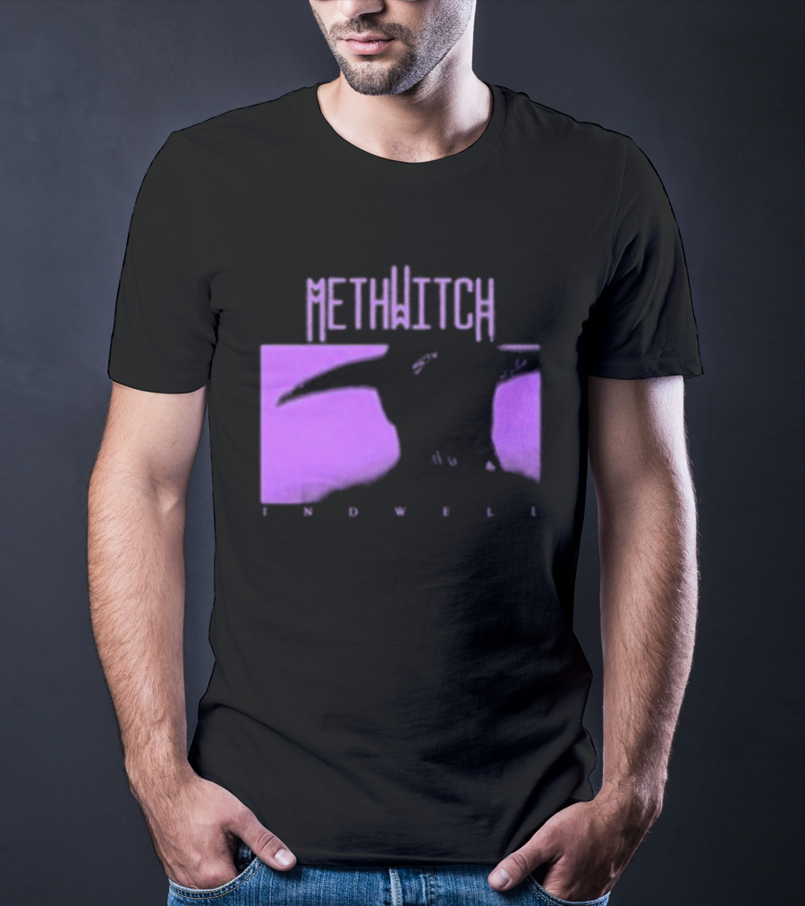 Methwitch Digital Well Records Indwell Mirror T-Shirt