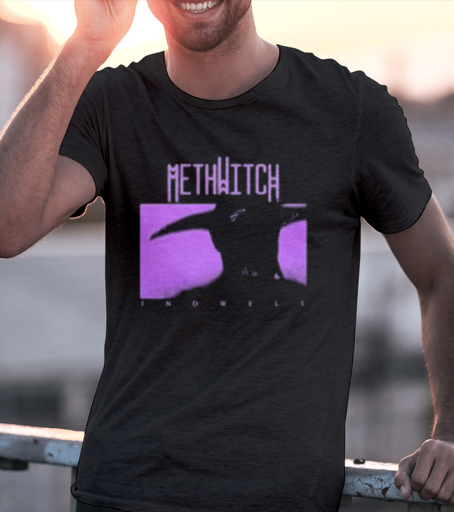 Methwitch Digital Well Records Indwell Mirror T-Shirt