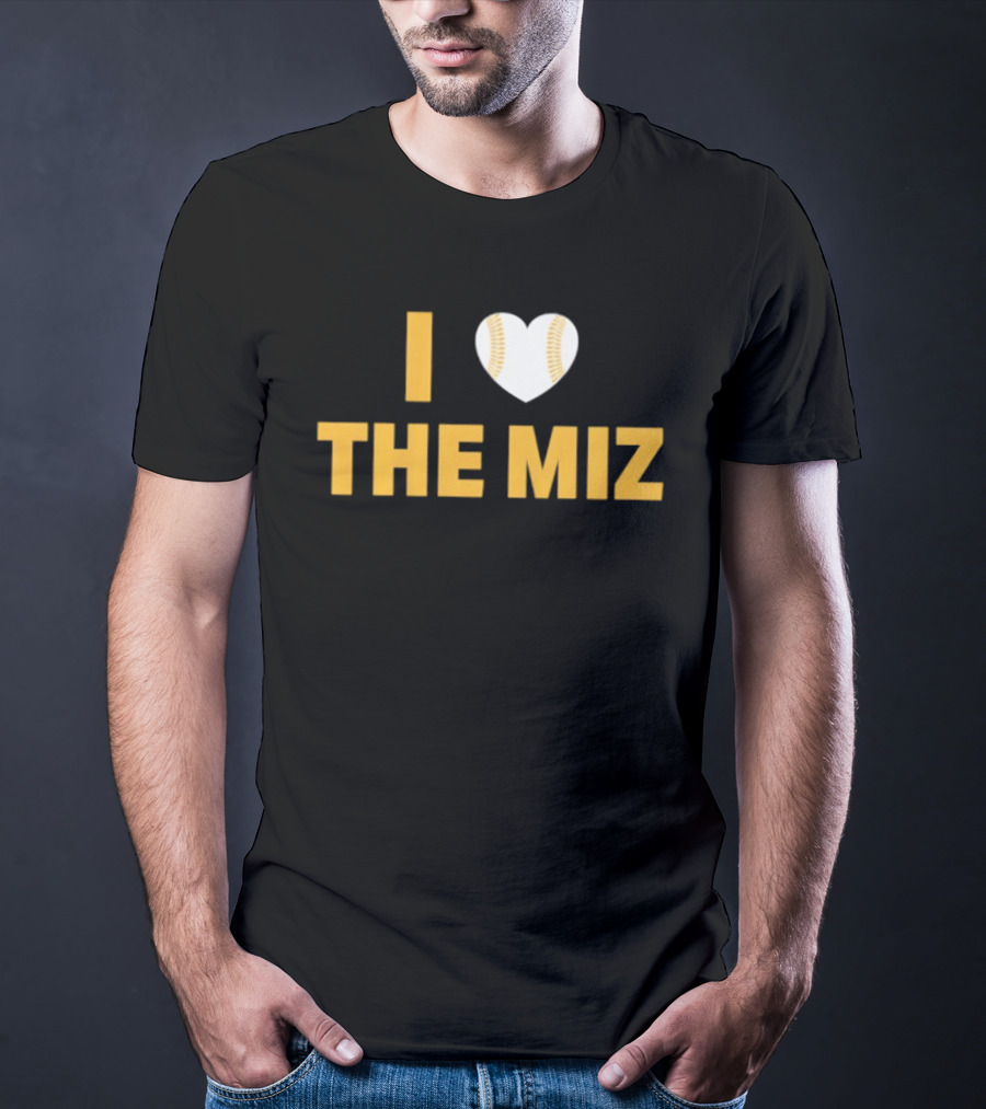 I Heart The Miz Baseball Jacob Misiorowski Milwaukee T-Shirt