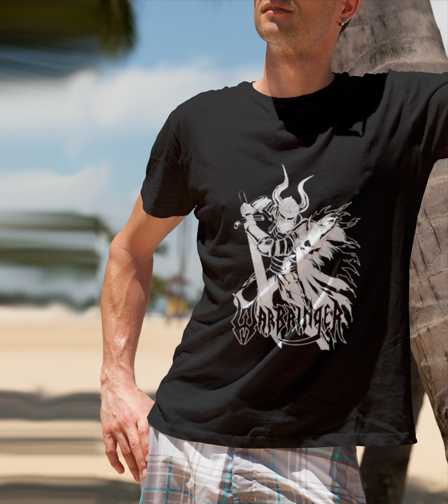 Warbringer Tour 2026 Viking Warrior Fantasy Art With Horned Helmet And Axe T-Shirt