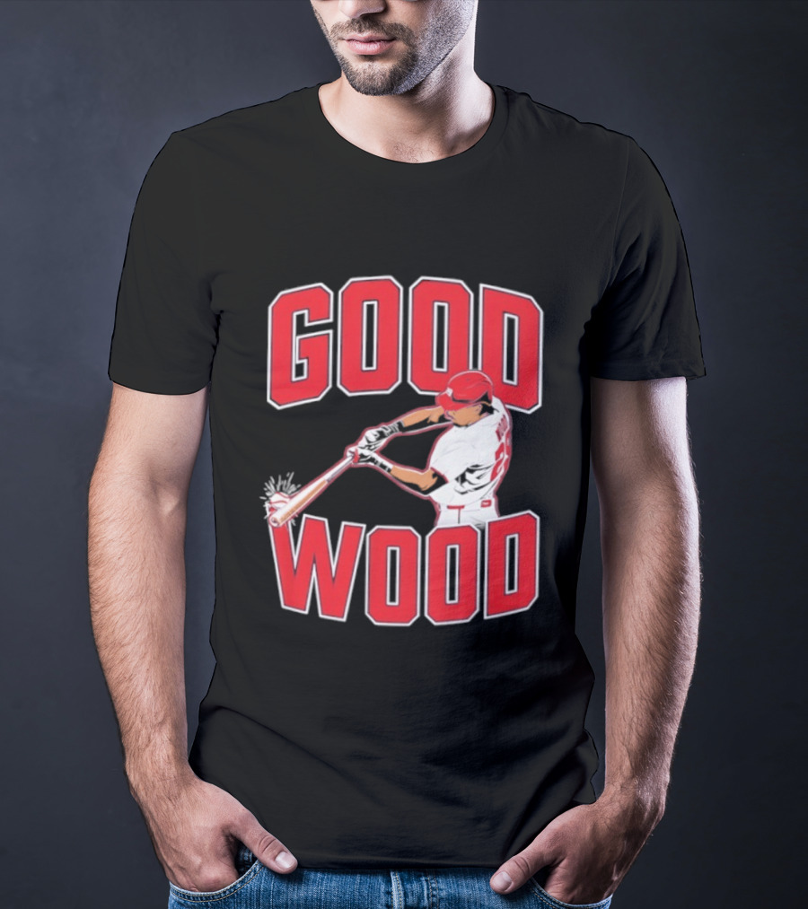 Washington Baseball James Wood Good Wood Slugger Swing T-Shirt