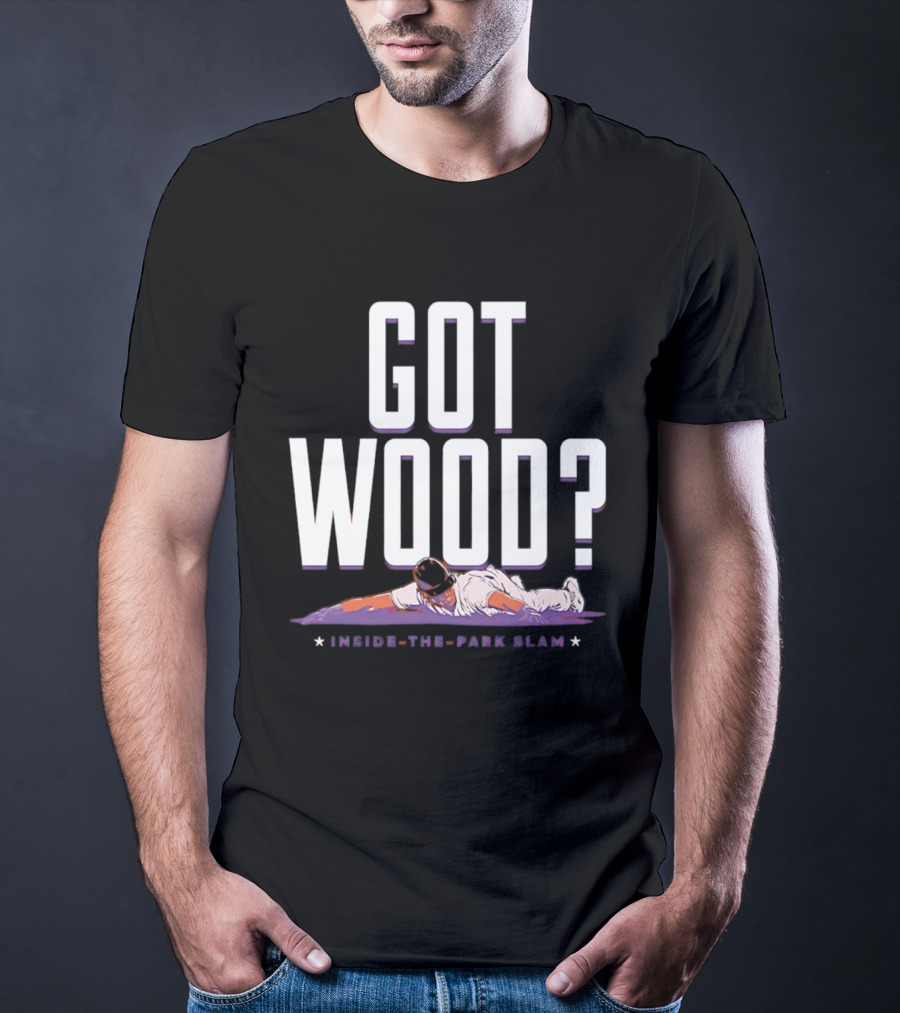 Washington Nationals Baseball Got Wood Inside The Park Slam T-Shirt