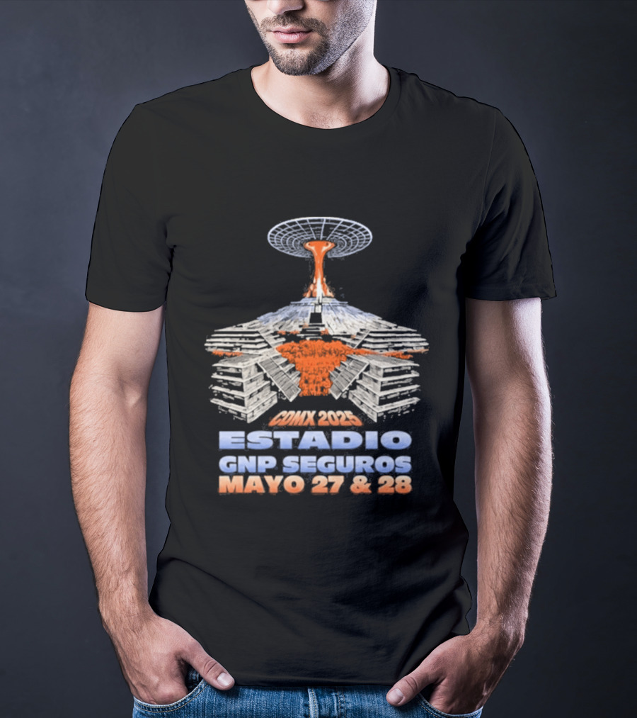 System Of A Down Estadio GNP Seguros Mexico May 27 28 2026 Tour Event T-Shirt